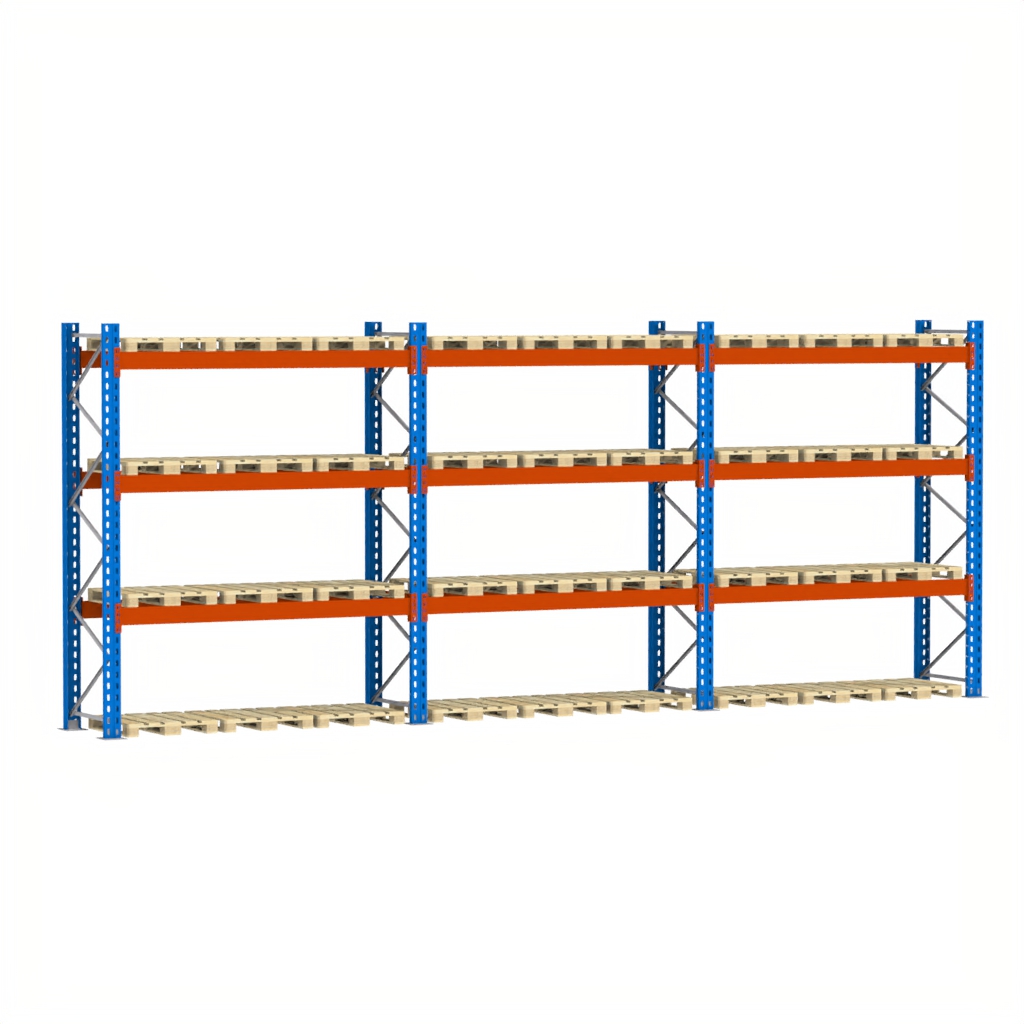 Mega-M XR Scaffale Portapallet 400x846 cm 3000 kg 36 Posti
