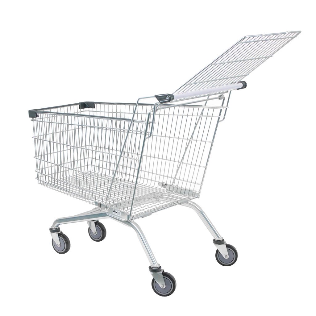 Mega-M YR 240L carrello spesa 240 litri 58 cm acciaio zincato