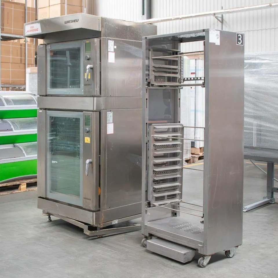 Wiesheu B4-E2/B8-E2 Forno Convezione Vapore con Carrello