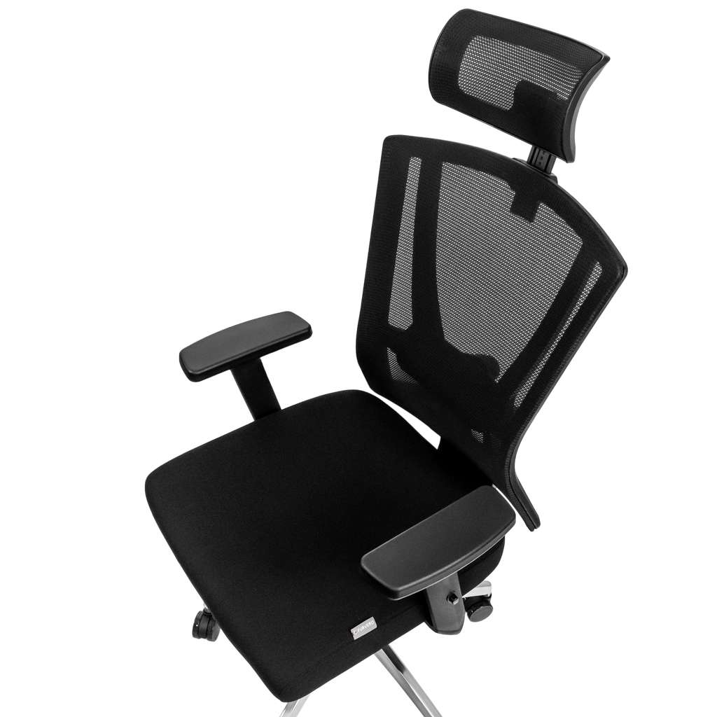 Furvero Zenith BA/A2D/L2D/H2D/S Sedia Ufficio Nera Ergonomica