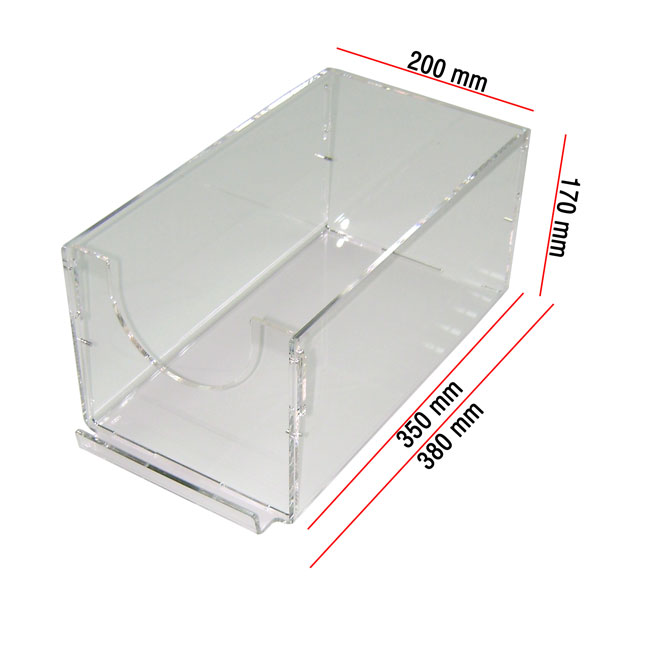 Agosistem Box porta calze schedine plexiglass trasparente