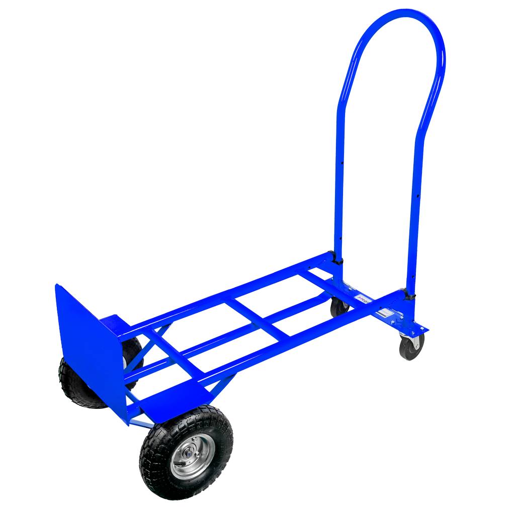 Mega-M 2in1 carrello trasporto pieghevole blu 250 kg