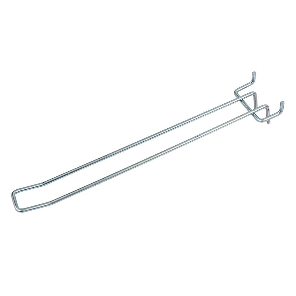 Mega-M Gancio Doppio 25 cm Foro Euro Zincato 4 mm