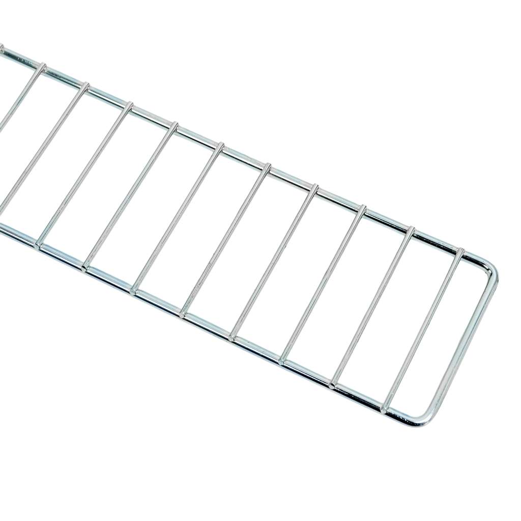 Mega-M fermamerce zincato L 133 cm H 8 cm per scaffale