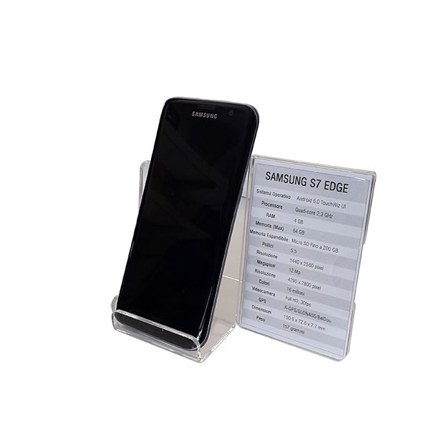 Agosistem porta cellulare espositore plexiglass 14,5x10 cm