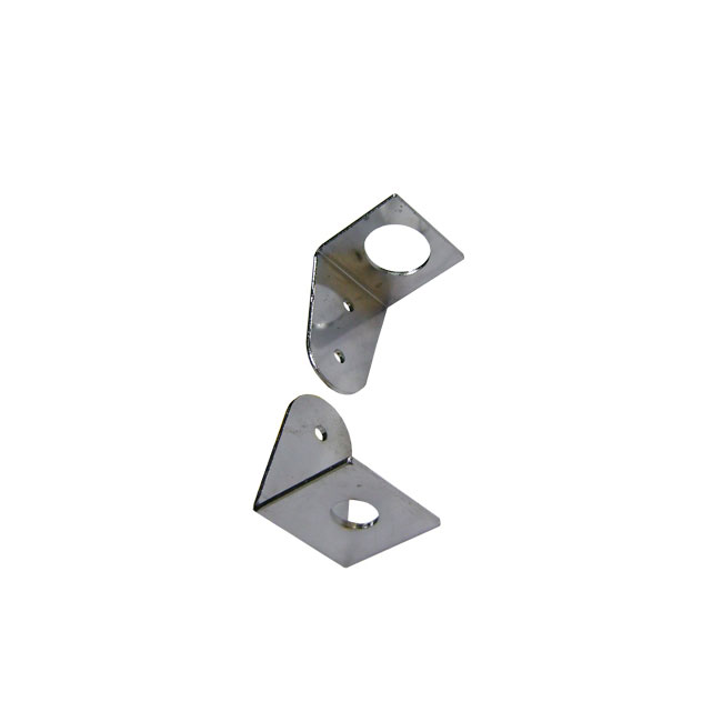Agosistem Staffe Fissaggio Muro Coppia Filo Cromato 2 cm