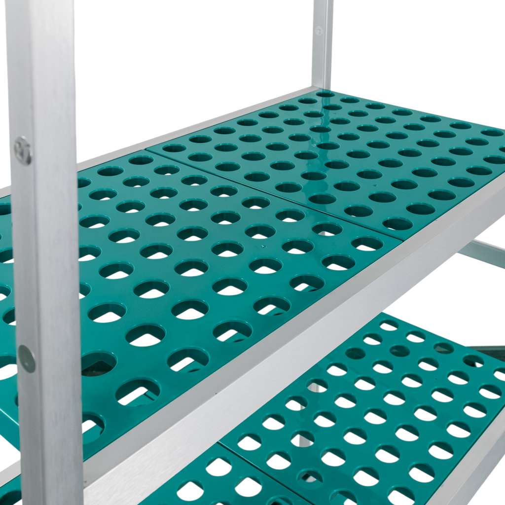 Mega-M Alufri scaffale alluminio 151x50x180 4 ripiani aggiuntivo