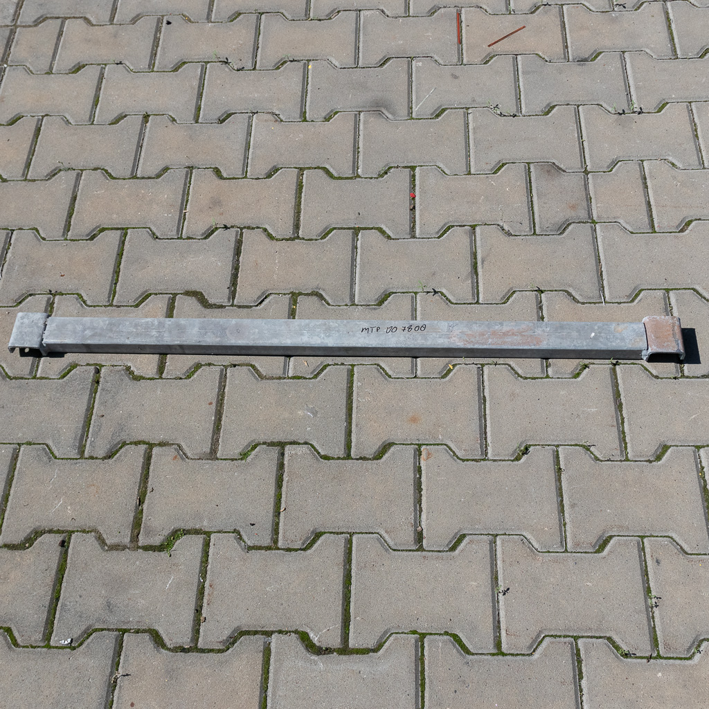 Supporto pallet zincato 105 cm per scaffale portapallet