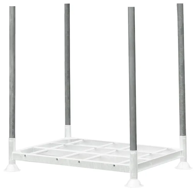 Mega-M Manurack Tubo Montante 150x6 cm Zincato