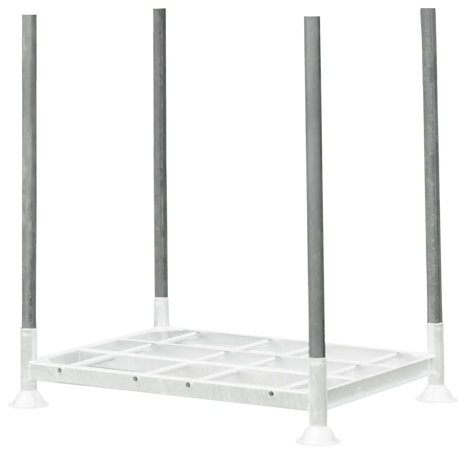 Mega-M Manurack Tubo Montante 150x6 cm Zincato