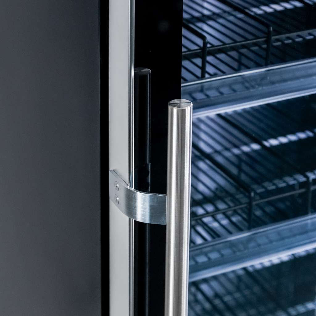 Mega-M Diego R62 Prestige Frigorifero vetrina 600L nero LED