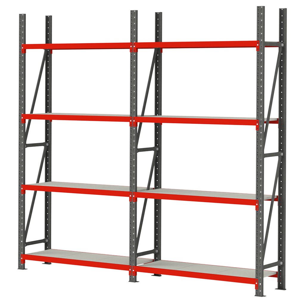 Mega-M Fortis scaffale metallo 8 ripiani 240x325x50 450kg