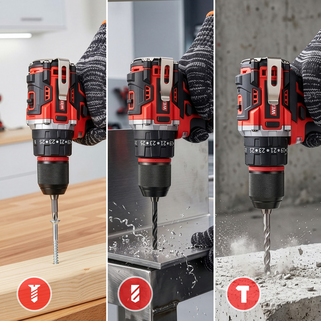 Werkberg Pro WKRKQ103 avvitatore a batteria brushless 2 batterie