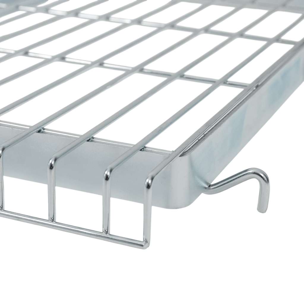 Forkberg Picker Ripiano a Rete 116,3x58,8 cm Zincato 80 kg