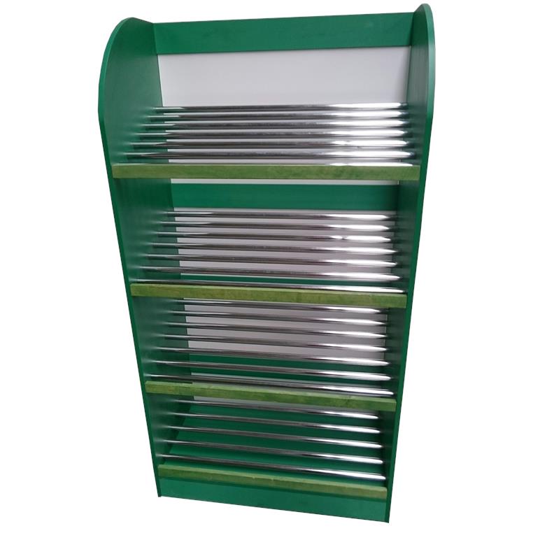 Scaffale portafrutta e verdura 95x50x180 cm verde 4 ripiani