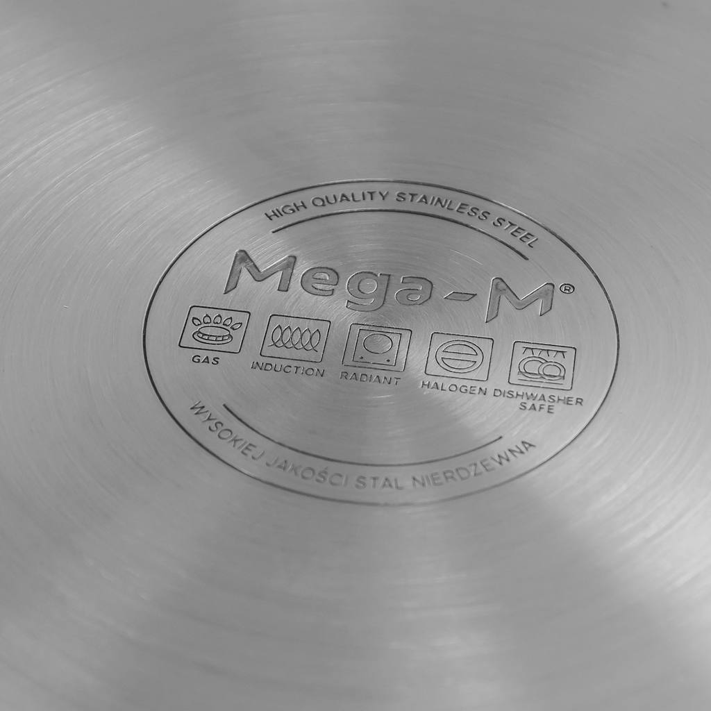 Mega-M Pro pentola alta inox 71 L 45x45 cm induzione