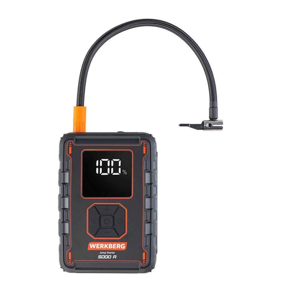 Werkberg AL008 Avviatore Batteria 32000mAh con Compressore