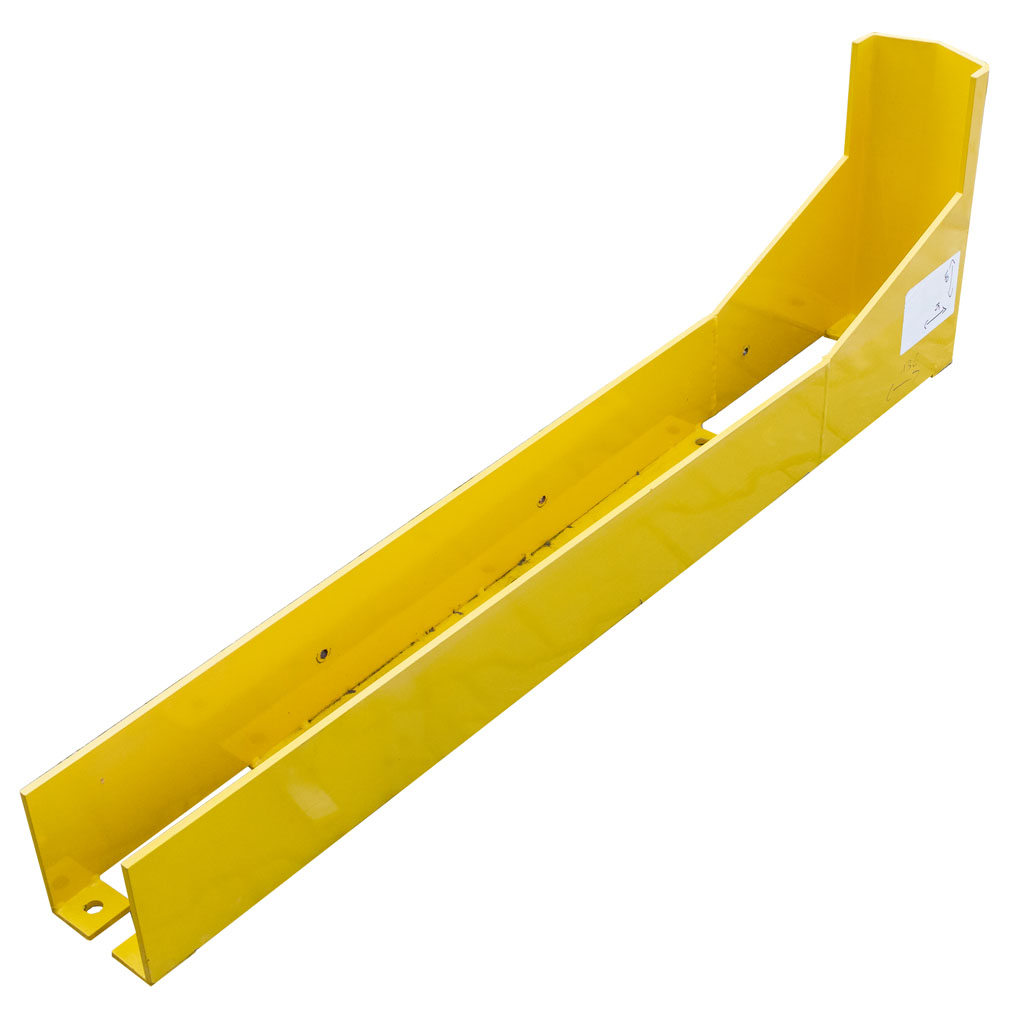Protezione montante scaffale portapallet 130 cm gialla acciaio