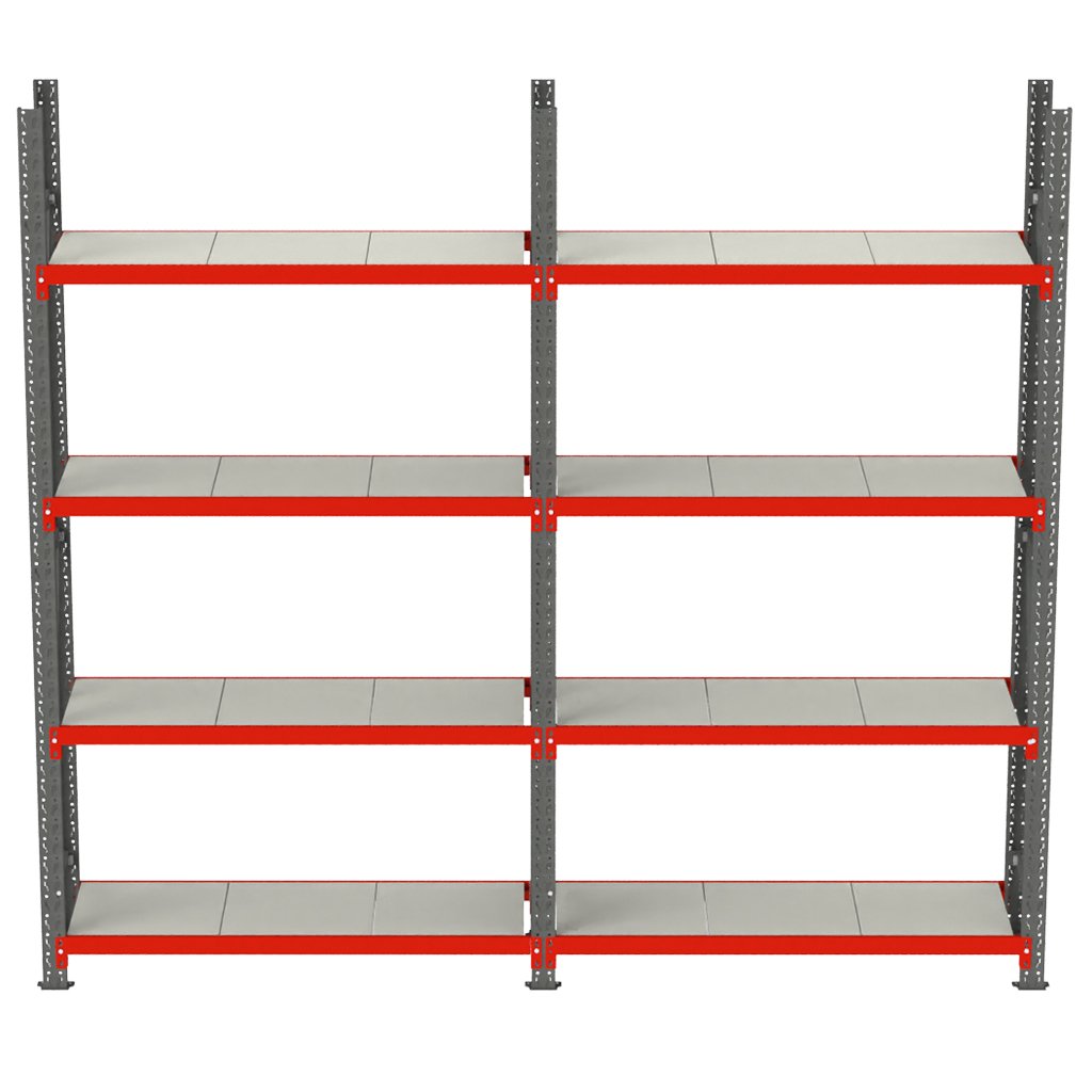 Mega-M Fortis scaffale magazzino 8 ripiani H-200 L-325,5 cm