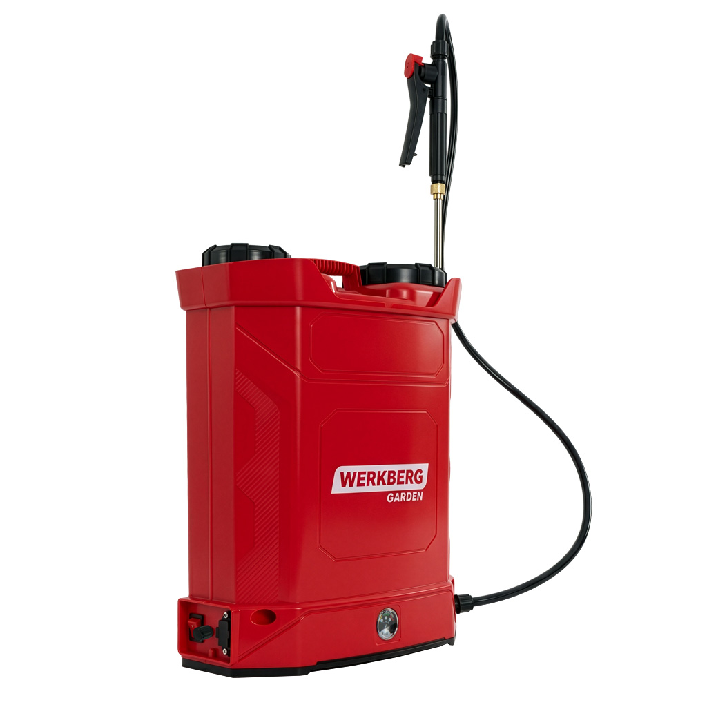 Werkberg Garden 16L pompa irroratrice a batteria a zaino