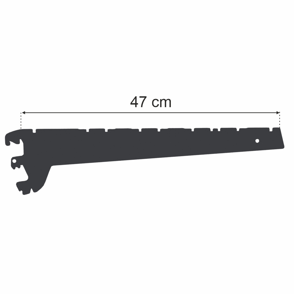 Mega-M Merkury II G-47 supporto mensola grafite