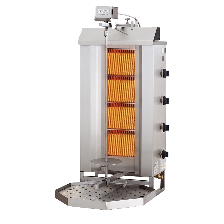 Meltem MD-4 girarrosto kebab a gas 70 kg
