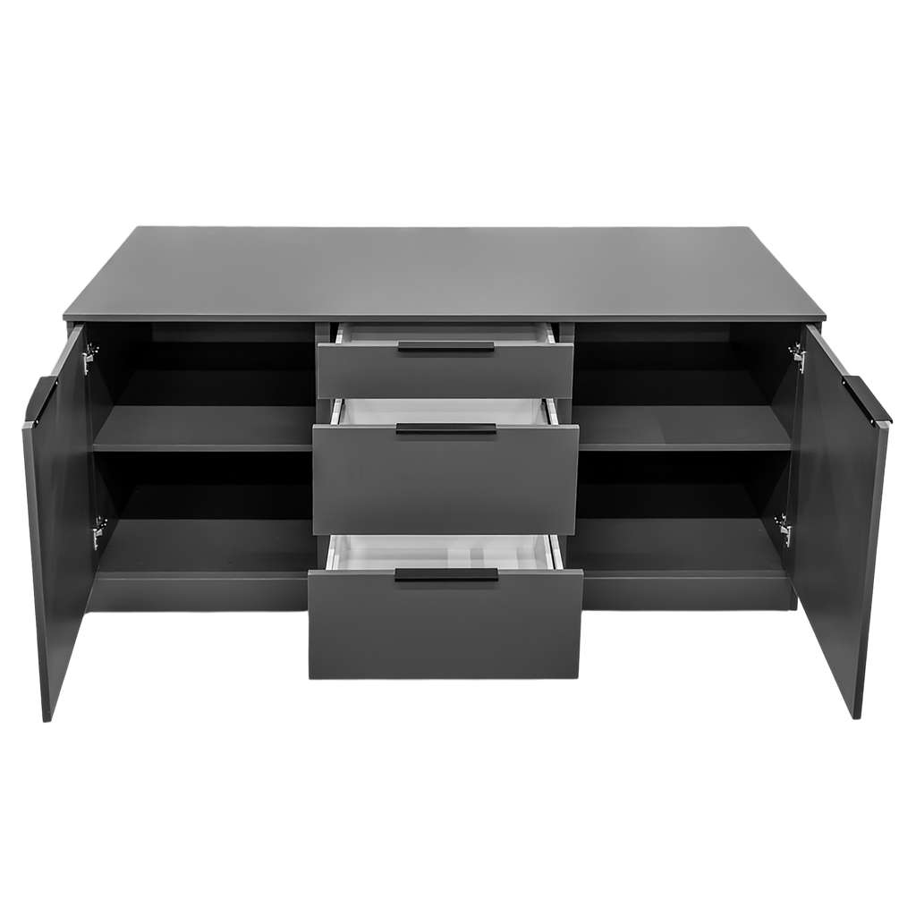 Mega-M Mobile Portamacchina Caffè 184 cm Antracite Ruote