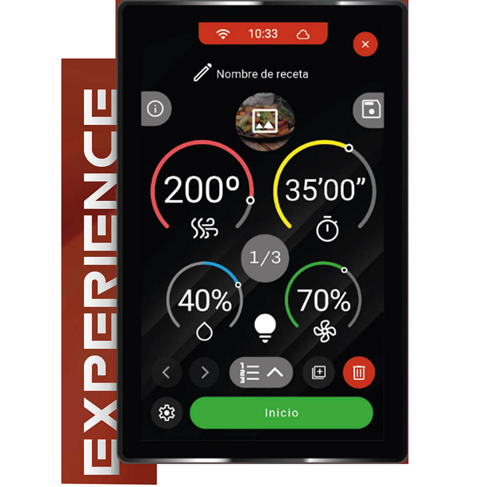 FM Experience forno combinato 11 GN 1/1 touch 18,5 kW