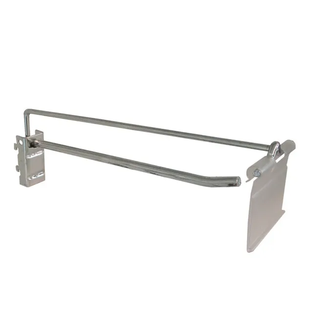 Agosistem Gancio Portaprezzo con Piastra 22 cm zincato