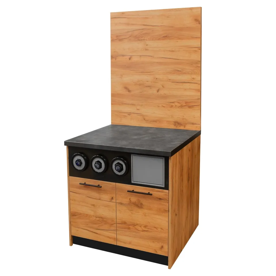 Mega-M mobile per macchina caffè 90x75 rovere kraft