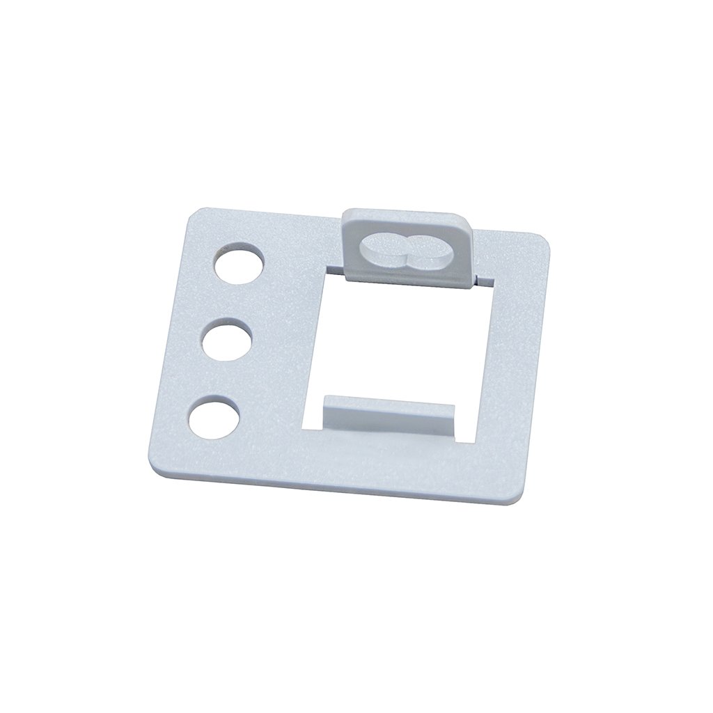 STOW piede per scaffale zincato 6,3x5,5 cm