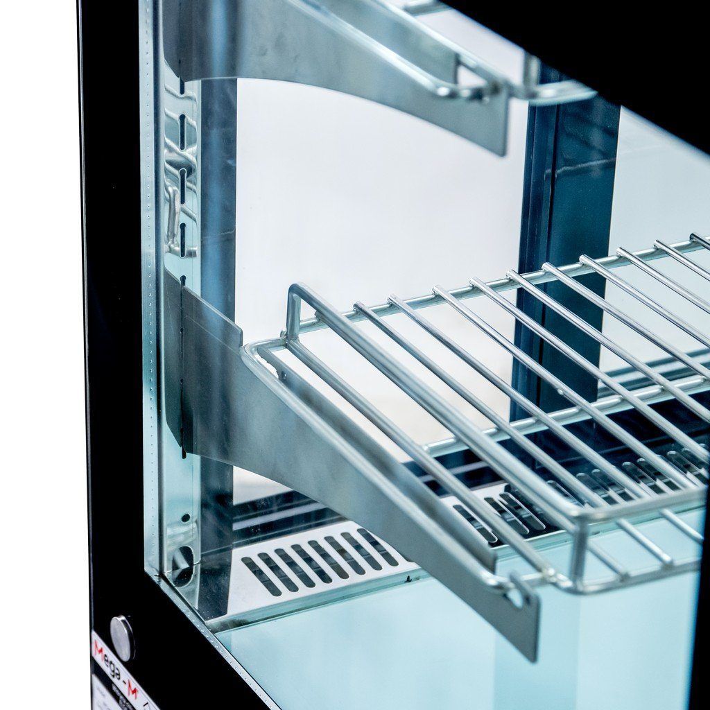Mega-M Elsa Mini S66 vetrina frigo inox da banco +2+8C
