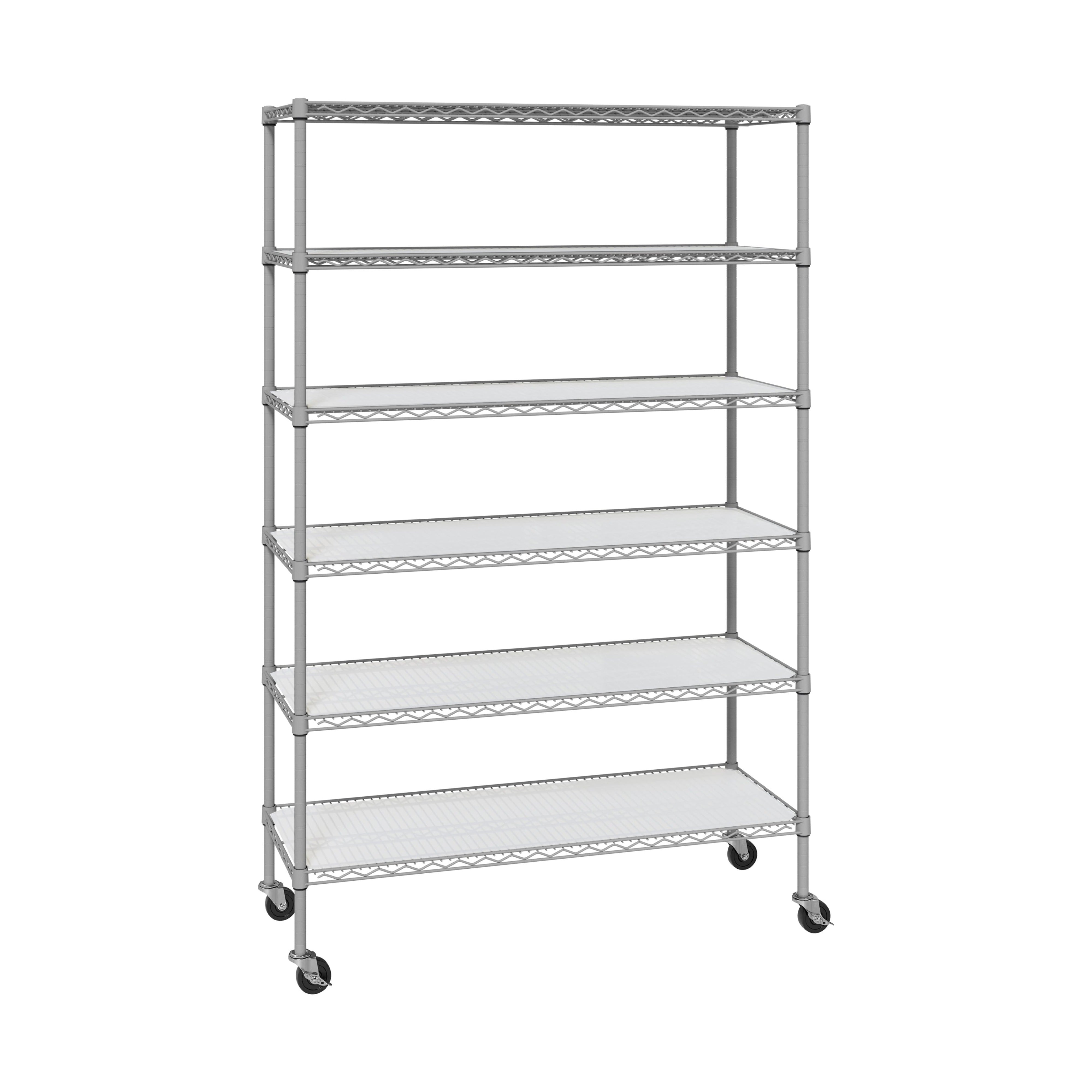 Seville Classics UltraDurable scaffale metallo 6 ripiani 122x46 cm