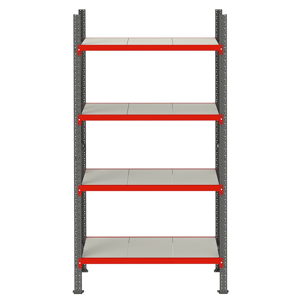 Mega-M Fortis Scaffale metallo 4 ripiani 150x50 modulo base