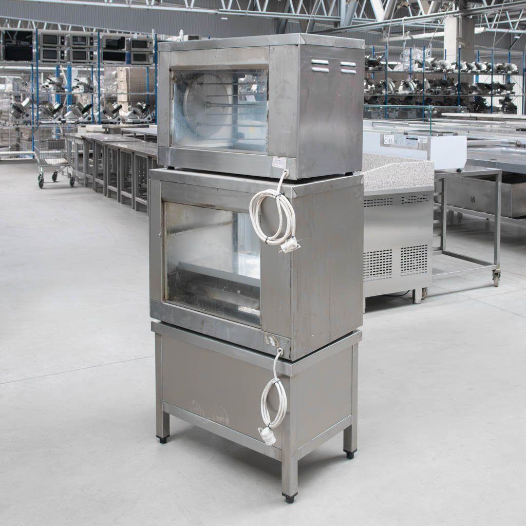 Gastro-Tar OGE-06 + SO-6 girarrosto elettrico 6 polli