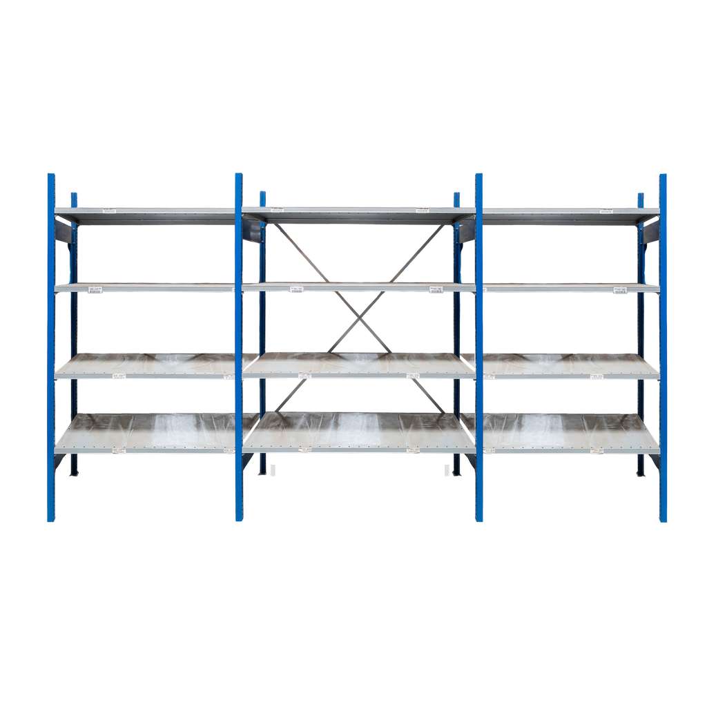 Stow scaffale magazzino 12 ripiani 200x400,5x60 cm 100 kg