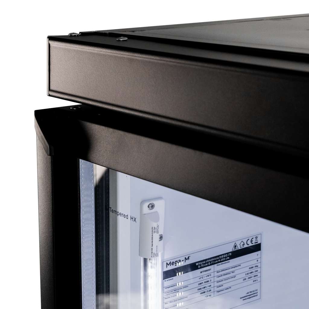 Mega-M DIEGO i75 Vetrina Refrigerata 1 Anta 614L LED