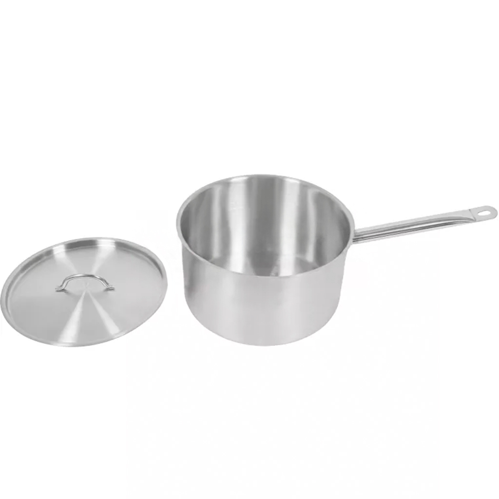 Mega-M Pentola 8L 26x15 cm Inox con Coperchio