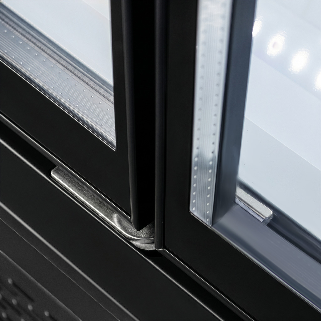 Mega-M Hugo Plus RU 195 cm banco frigo nero