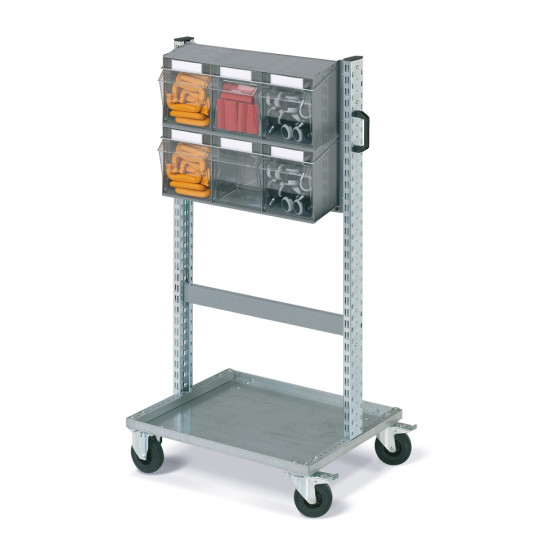 DR Scaffalature Fox Practibox carrello 725x613x1430 mm