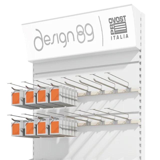 Design89 Ganci per Barra di Carico da Scaffale