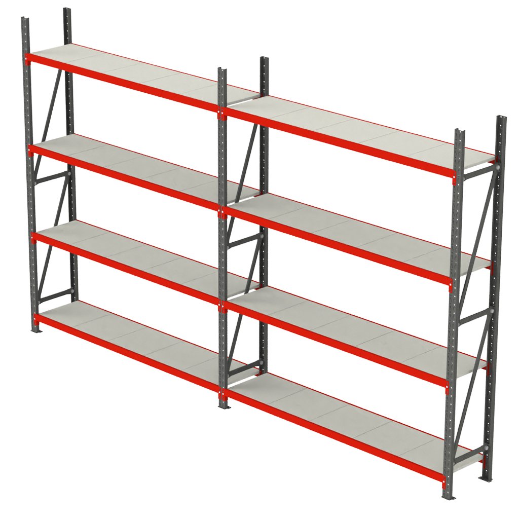 Mega-M Fortis H-240 L-525,5 G-40 scaffale 8 ripiani