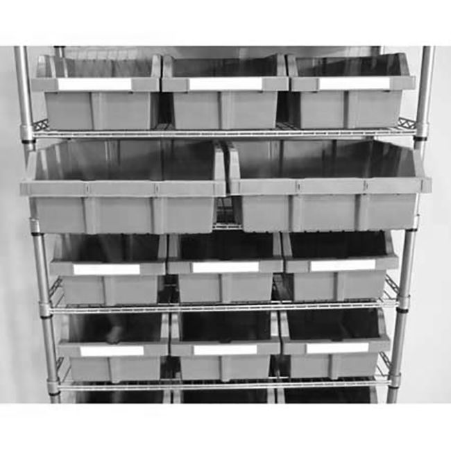 Seville Classics WEB400 vaschette Large grigie 3 pezzi