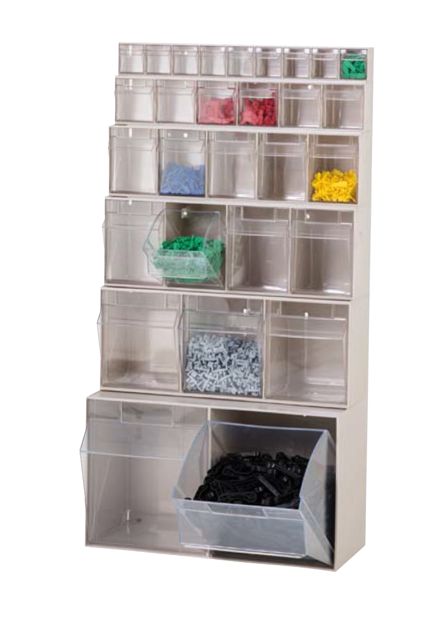 Design89 Contenitori in Plastica per Magazzino