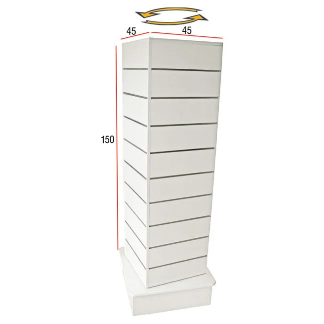 Agosistem Torre Dogata Girevole 60x60x170 Espositore