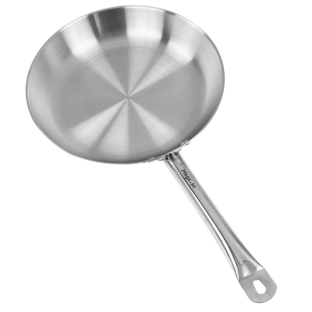 Mega-M Ø 30 cm padella inox triplo fondo induzione