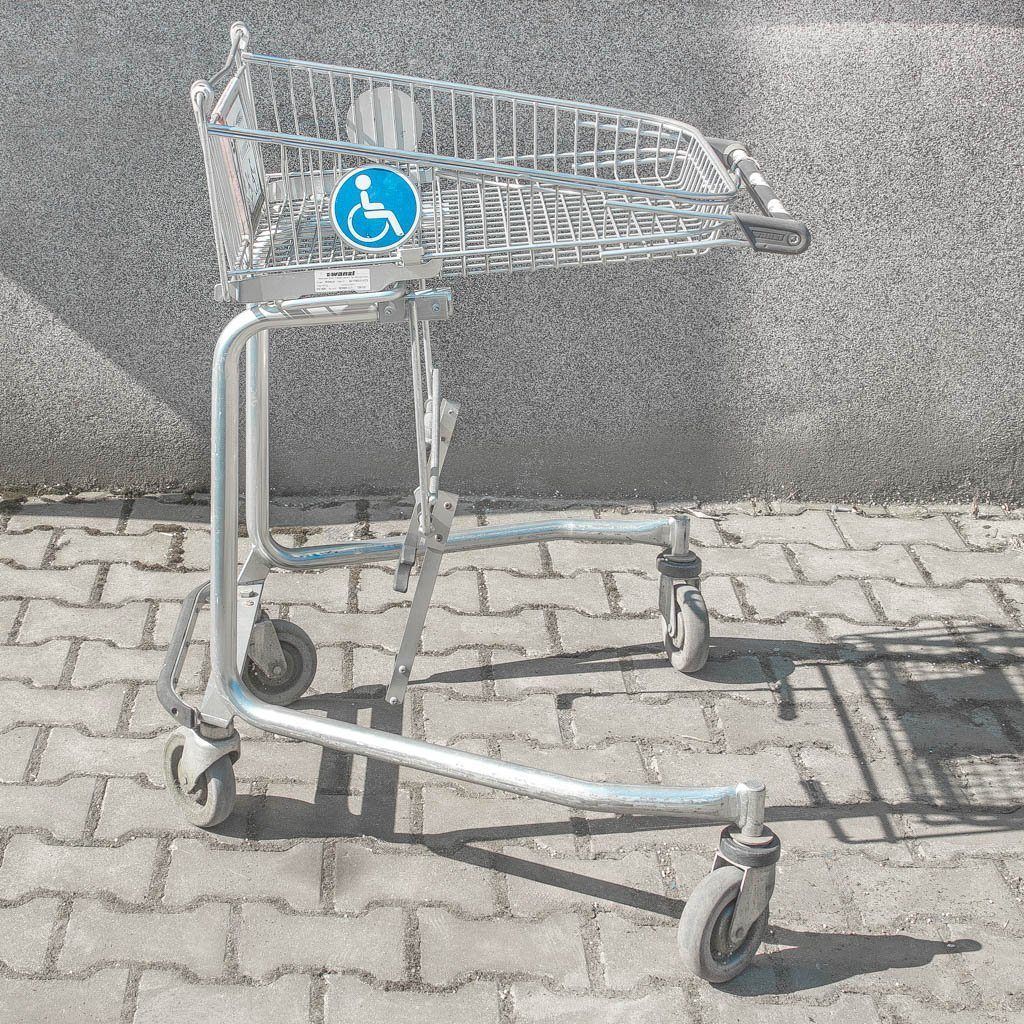 Wanzl S-85 carrello spesa per disabili agganciabile