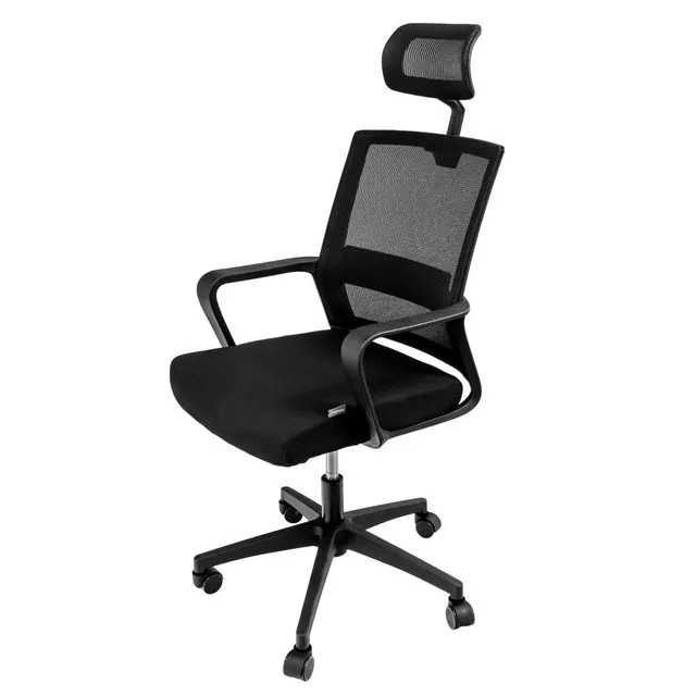 FURVERO Basic PLUS sedia ufficio girevole nera rete