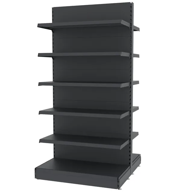 Mega-M MERKURY II Scaffale Negozio Gondola Grafite H210 L103