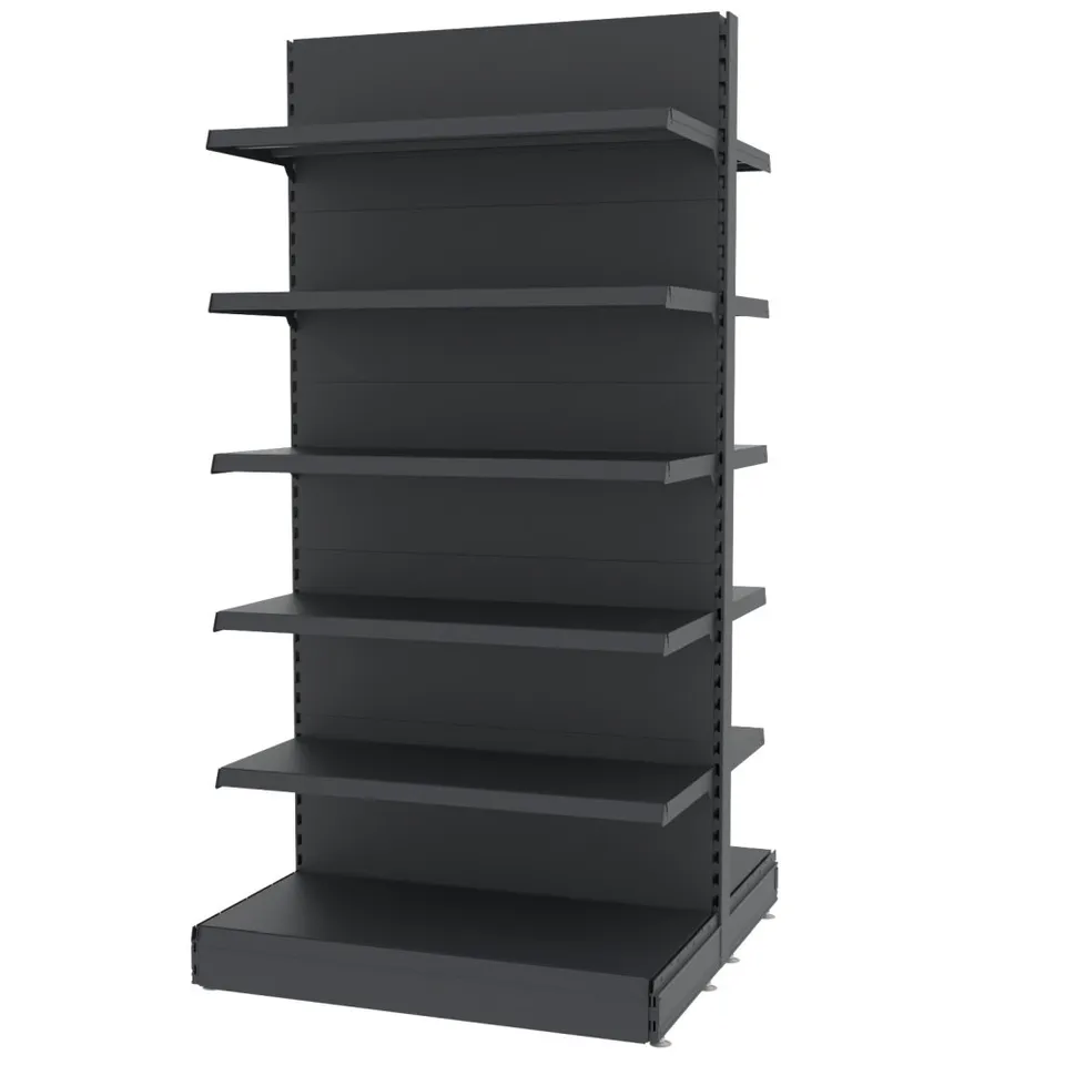 Mega-M MERKURY II Scaffale Negozio Gondola Grafite H210 L103